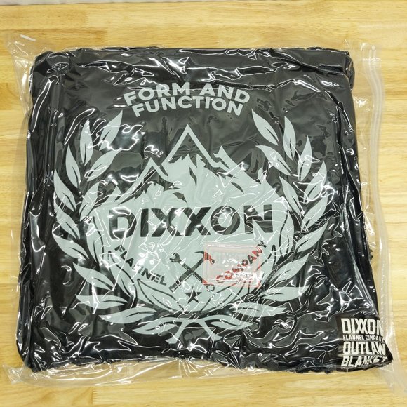 DIXXON Bedding Nwt Dixxon Outlaw Solid Black Flannel Sherpa